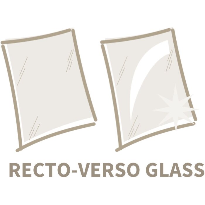 Deknudt S350A1 Recto Verso sklo na rám obrazu 40x50 cm