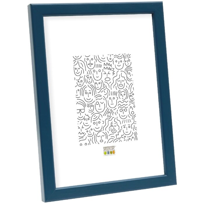 Deknudt S41JL6 Drevený rám modrý 21x29,7 cm - Elegantný rám na fotografie