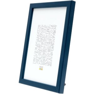 Deknudt S41JL6 Drevený rám modrý 21x29,7 cm - Elegantný rám na fotografie