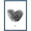 Deknudt S41JL6 Drevený rám modrý 21x29,7 cm - Elegantný rám na fotografie