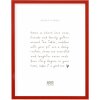 Fotorámik Deknudt S43AK4 13x13 cm Červený drevený rámik