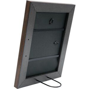 Deknudt S45VH3 Rám obrazu Brown Silver Edge 29,7x42cm Plast
