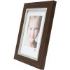 Deknudt S45VH3 Rám obrazu Brown Silver Edge 29,7x42cm Plast