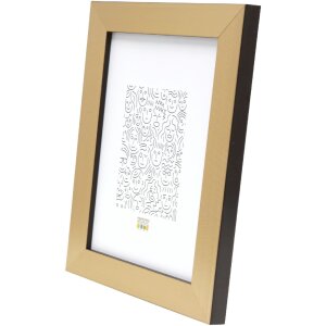Deknudt S47BB2 rám obrazu zlatý/čierny okraj 20x20cm plast