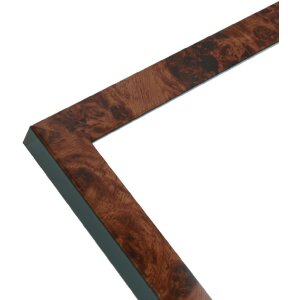 Deknudt S47EG1 Rám Tmavá farba dreva burl Čierny okraj 20x30 cm