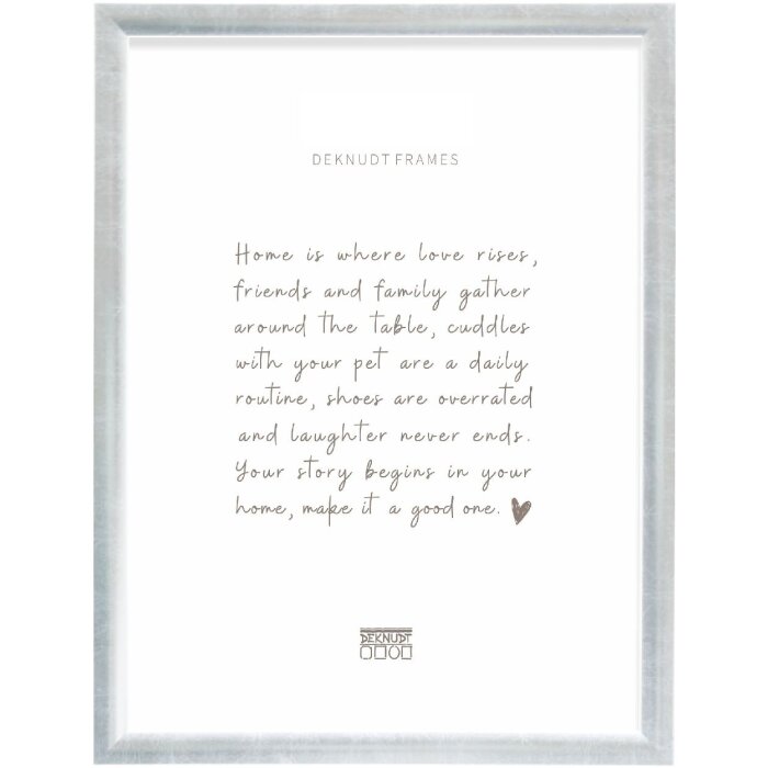 Deknudt S54SD2 Strieborný drevený rám 30x45 cm