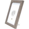Deknudt S66KH3 rám obrazu dub farba sivá biela passe-partout 10x15 cm