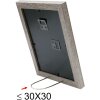 Deknudt S66KH3 rám obrazu dub farba sivá biela passe-partout 10x15 cm