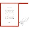 Deknudt S43AK4 Drevený fotorámik Červený Úzky – 10x15 až 30x40 cm