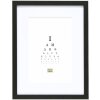 Deknudt S66KF2 Rám obrazu čierny biely Passepartout 60x90 cm 50x75 cm