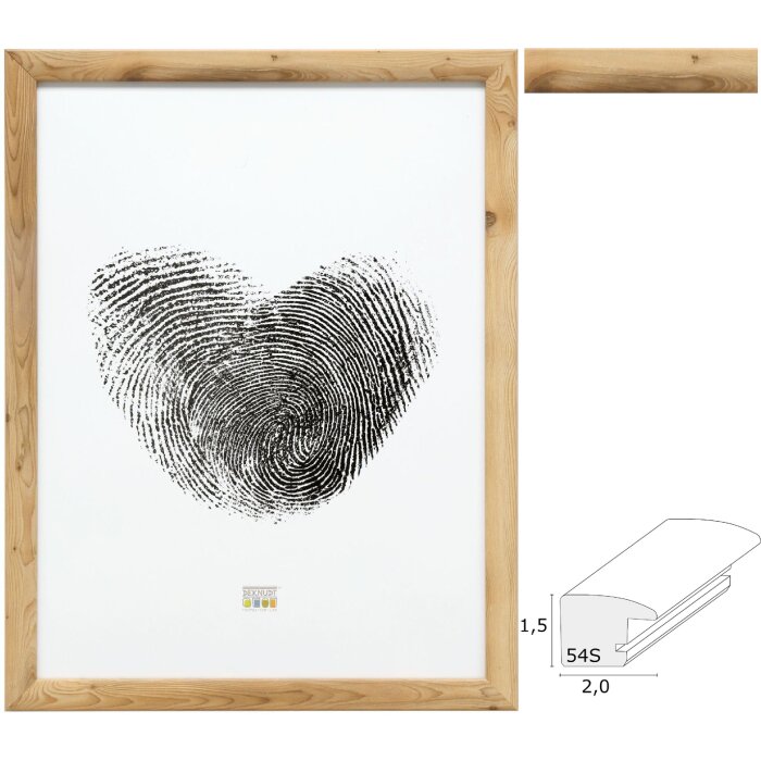 Deknudt S54SH8 Drevený rám prírodná farba dreva 10x15 cm až 40x60 cm