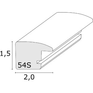 Deknudt S54SH8 Drevený rám prírodná farba dreva 10x15 cm až 40x60 cm