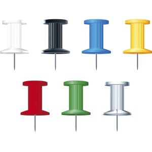 Exacompta špendlíky na nástenku...