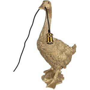 Clayre & Eef 5LMP671 Stolná lampa husia...