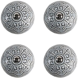 Clayre & Eef 65303 Kľučka na dvere Vintage Silver...