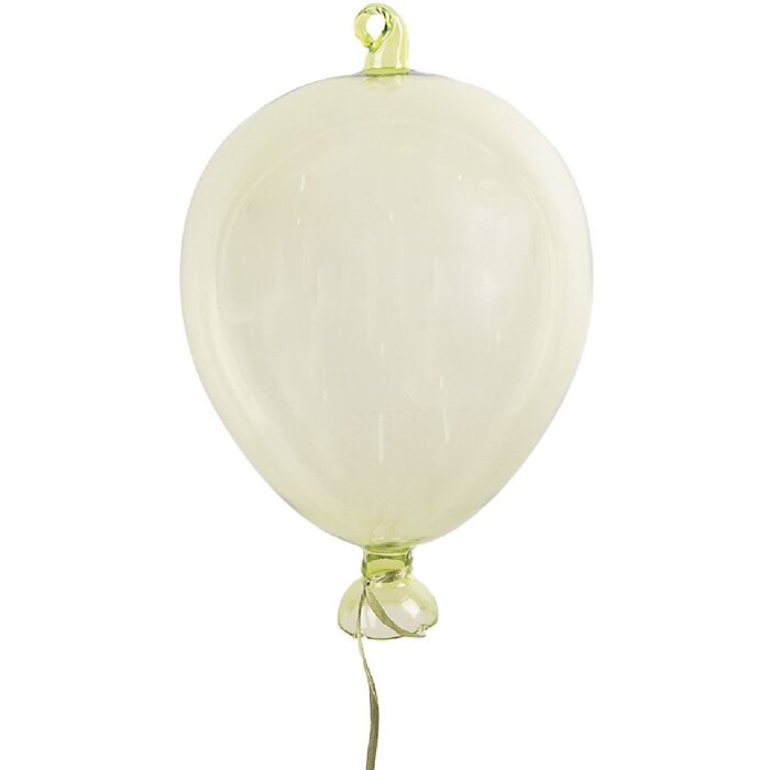 Clayre & Eef 6GL4443 Dekoratívny závesný balón zelený Ø14x21cm
