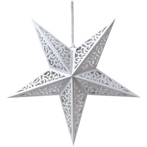 Clayre & Eef 6PA0510L Dekorácia Star White...