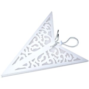 Clayre & Eef 6PA0511L Dekorácia Star White 60x22x60 cm