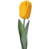 Clayre & Eef 6PL0235 Umelý kvet Tulipán žltý 6x6x50 cm