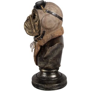 Clayre & Eef 6PR4142 Dekorácia Pes Busta 22x18x35 cm Vintage štýl