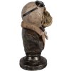 Clayre & Eef 6PR4142 Dekorácia Pes Busta 22x18x35 cm Vintage štýl