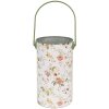 Clayre & Eef 6Y5511L Dekoratívne vedro s kvetinovým vzorom Ø 19x27 cm