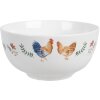Keramická miska Clayre & Eef CARYBO biela Ø 14x7 cm 500 ml vo vidieckom štýle