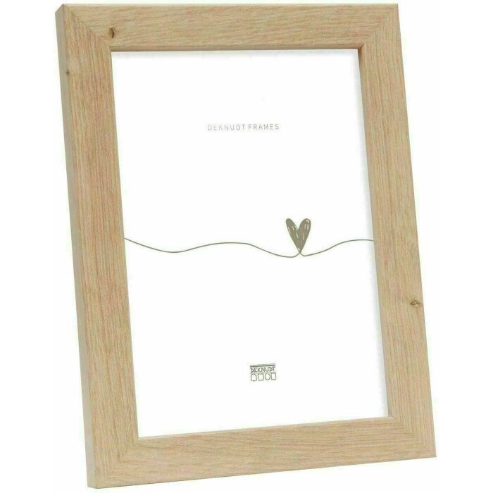 Deknudt S45SH1 Moderný rám na obrazy svetlé prírodné drevo farba hnedá 15,0x20,0 cm