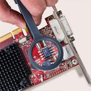 Carson MagniGrip MG-88 pinzeta s lupou 4,5x LED ultraľahká asférická šošovka