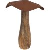 Clayre & Eef 6H2387XL Dekorácia Hubová hnedá Ø 20x25 cm