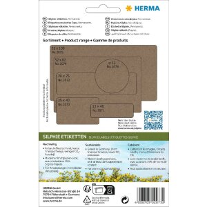 HERMA 2073 Viacúčelové etikety 25x40 mm...