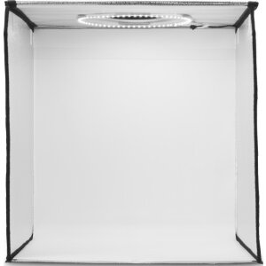 Hama Mobile Mini Photo Studio ToGo skladací fotobox LED kruhové svetlo 50x50cm