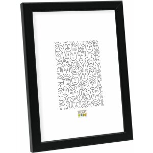 Deknudt S41JL2 Drevený rám čierny 20,0 x 20,0 cm