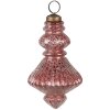 Clayre & Eef 6GL4512 Vianočné ozdoby sada 4 červené sklo 29x18x9cm Ø8x15cm