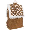 Clayre & Eef 6MG0054 Dekorácia perníková chalúpka s LED 22x18x39 cm
