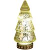 Clayre & Eef 6GL4569GR Vianočný stromček s LED diódami zelený Ø 7x16 cm
