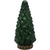 Clayre & Eef 6GL4575 Vianočný stromček s LED diódami zelený Ø 8x16 cm