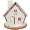 Clayre & Eef 6PR4349 Dekorácia domček s LED 17x16x17 cm 3xAAA