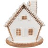 Clayre & Eef 6PR4349 Dekorácia domček s LED 17x16x17 cm 3xAAA