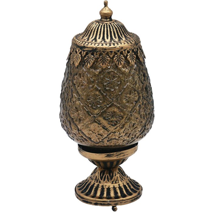 Clayre & Eef 6GL4590 Dekorácia s LED bronz Ø 8x19 cm