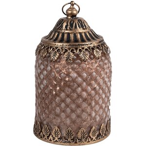 Clayre & Eef 6GL4600 Dekorácia s LED bronz...