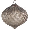 Clayre & Eef 6GL4535L Vianočné ozdoby na stromček Ø 20x18 cm Vintage Silver