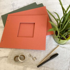 Goldbuch obal na album Bella Vista Artichoke 30x25 cm ľanové plátno zelená