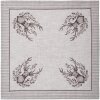 Clayre & Eef GTW43 Súprava obrúskov 6-dielna 40x40 cm béžovo hnedá