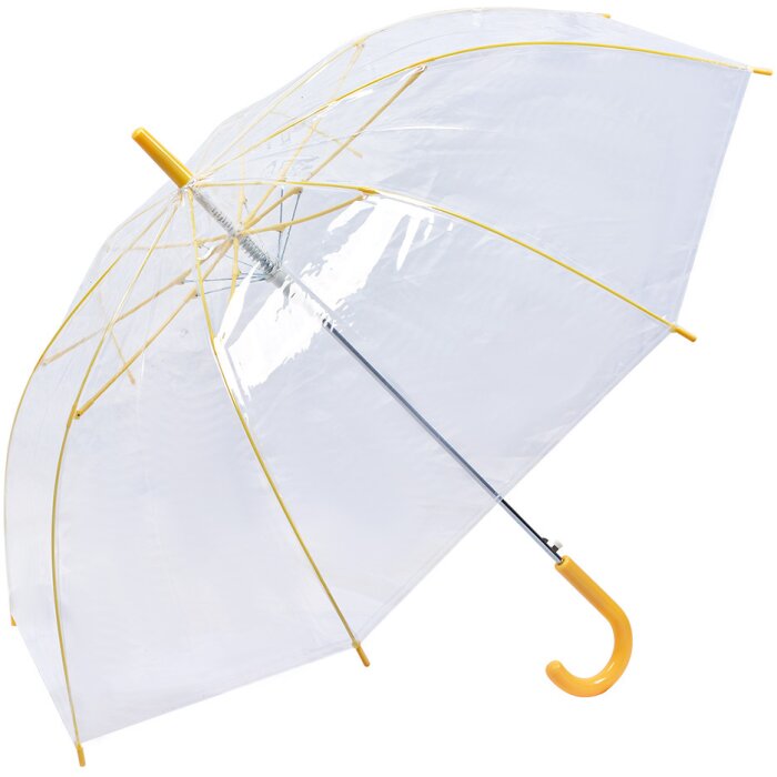 Juleeze JZUM0080Y Dáždnik transparentný žltý 58 cm