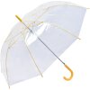 Juleeze JZUM0080Y Dáždnik transparentný žltý 58 cm