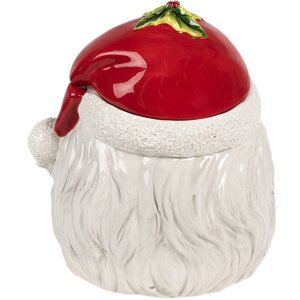 Clayre & Eef 6CE1856 Dóza s viečkom 20x17x22 cm Father Christmas