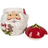 Clayre & Eef 6CE1856 Dóza s viečkom 20x17x22 cm Father Christmas