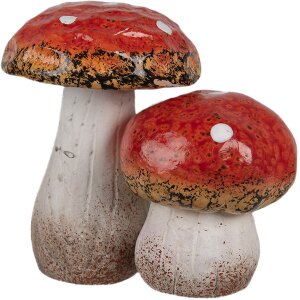 Clayre & Eef 6CE1757 Dekorácia Huby Ø 5x7 cm
