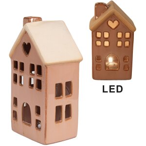 Clayre & Eef 6CE1795 Dekorácia Domček s LED...